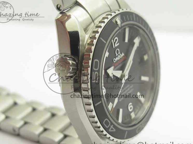 0718 Durable Planet Ocean Professional Ceramic Bezel 42mm 1:1 MK Best Edition Silver Markers On SS Bracelet A 8085